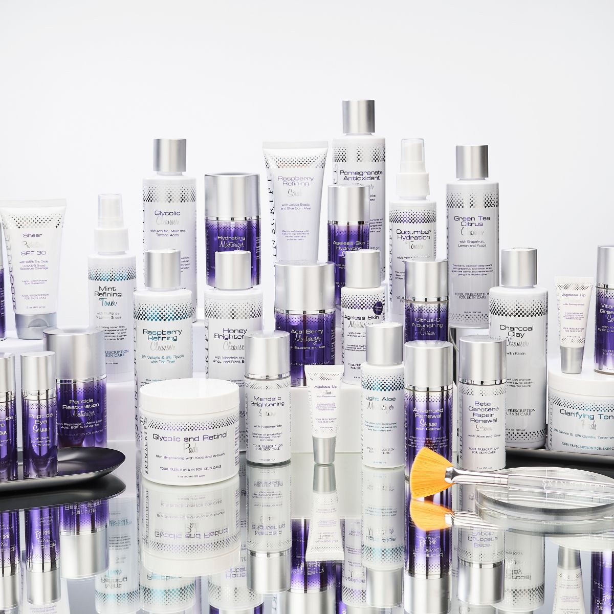 Line Up of Skin Script Products