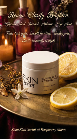 Skin Script Glycolic and Retinol Pads