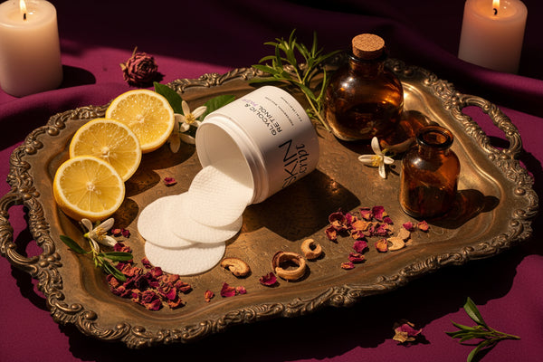 Skin Script Glycolic Retinol Pads - Exfoliating Treatment Pads ...