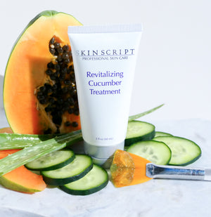 Skin Script - NEW! Revitalizing Cucumber Treatment – Hydrate, Smooth & Glow!