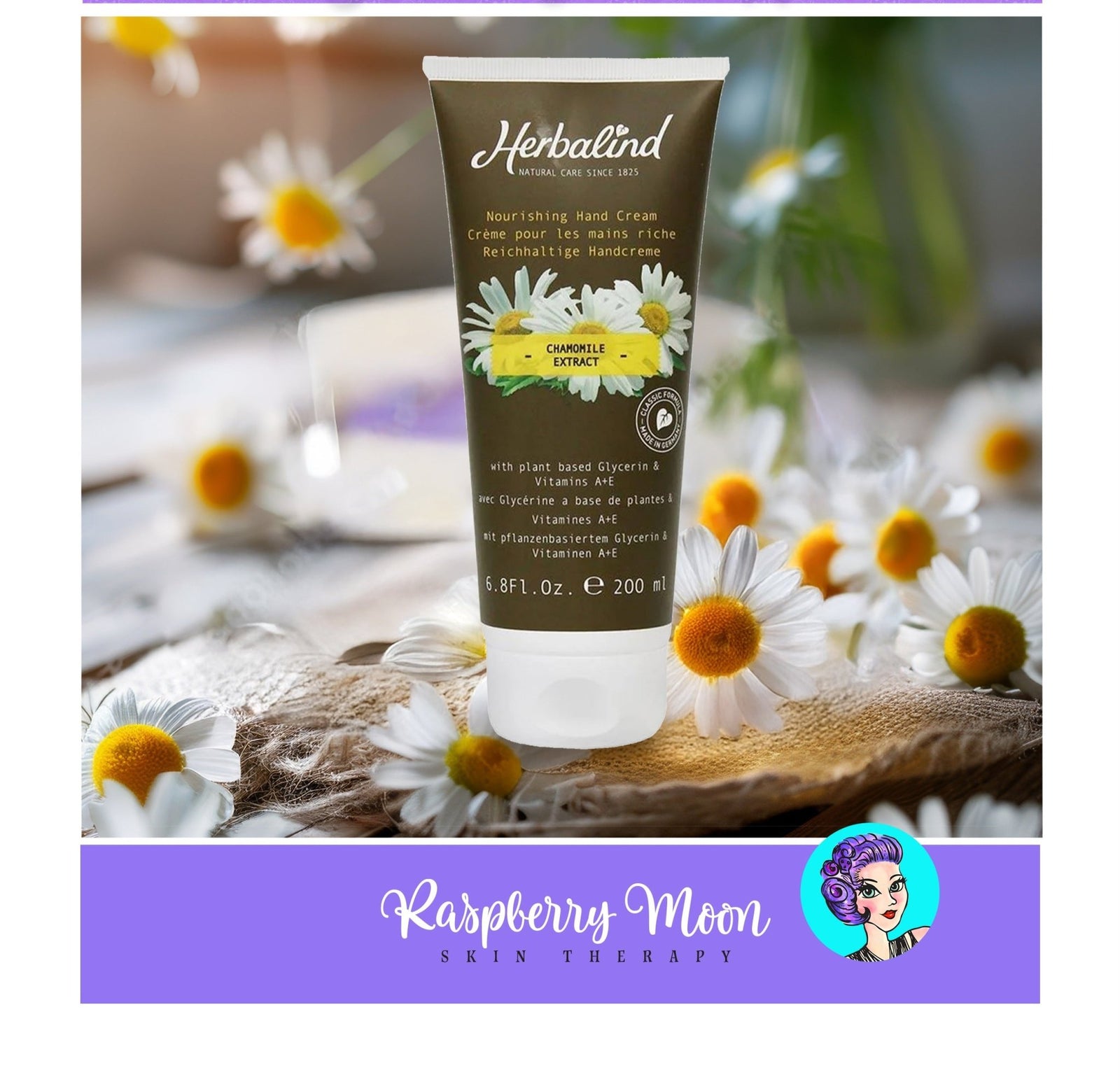 Herbalind Hand Cream - Raspberry Moon Shop