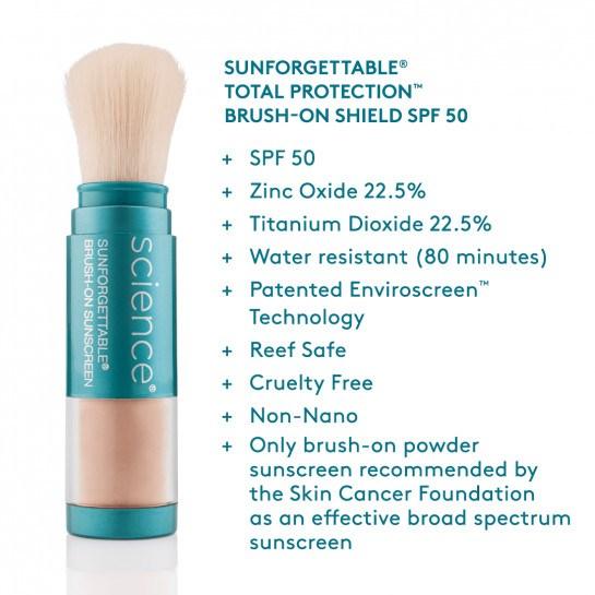 Colorescience Sunforgettable® TOTAL PROTECTION™ Brush-on Shield SPF 50 - Medium - Raspberry Moon Shop