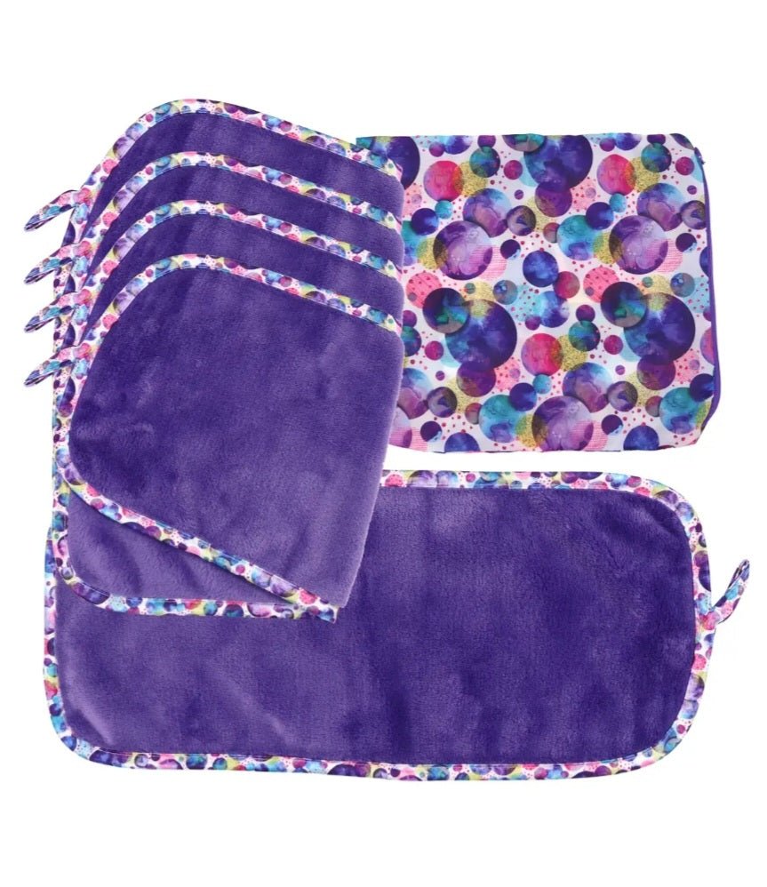 Makeup Eraser Towels - Set of 5/Box and Travel Bag - Raspberry Moon Shop