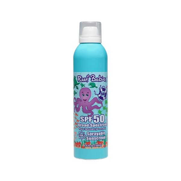 Reef Babies® SPF 50 Broad Spectrum Continuous Spray Sprayable Sunscreen - Raspberry Moon Shop