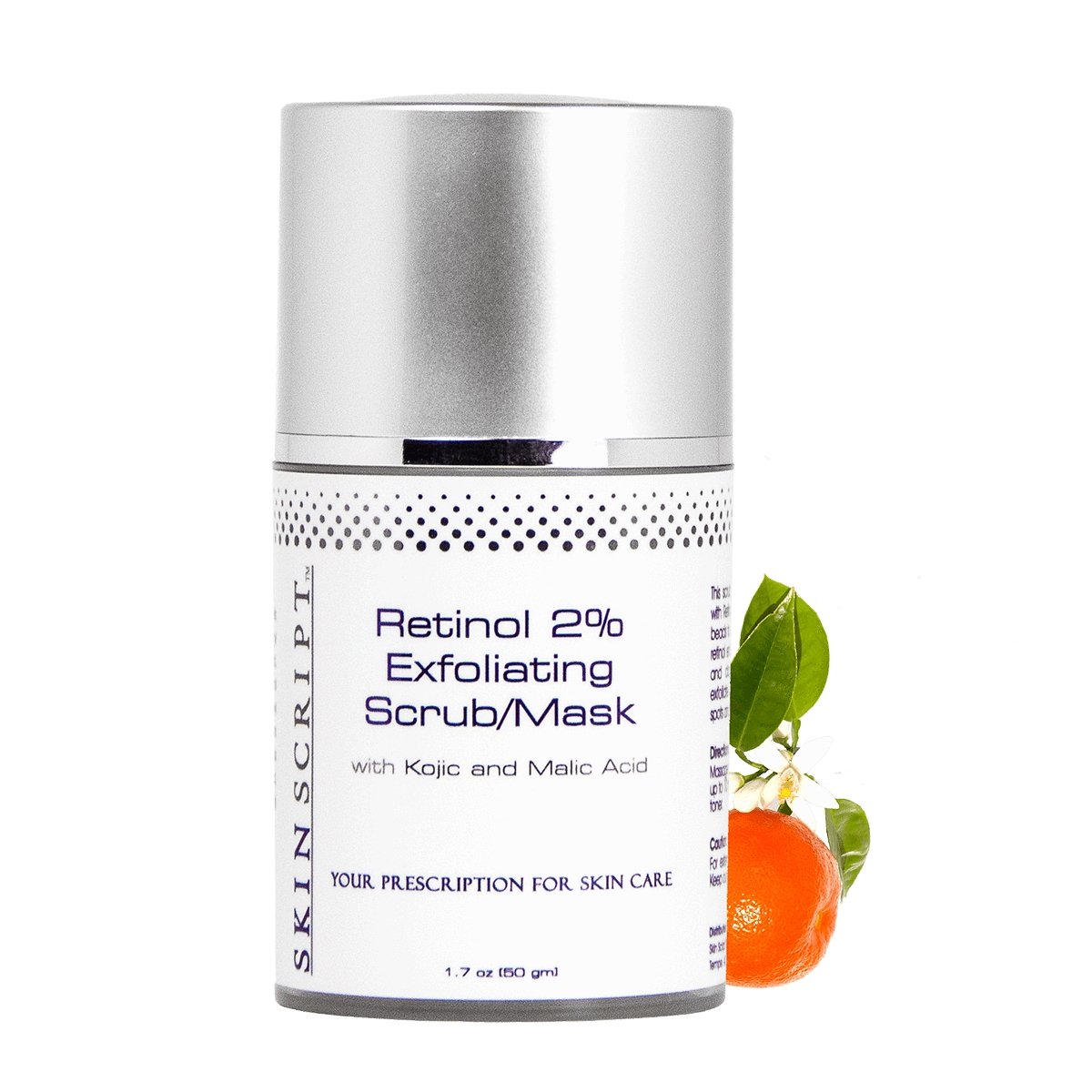 Skin Script Retinol 2% Exfoliating Scrub/Mask - Raspberry Moon Shop