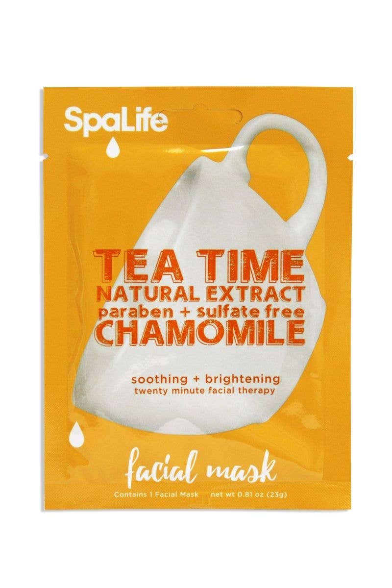 Tea Time Natural Extract Chamomile Facial Mask - Raspberry Moon Shop
